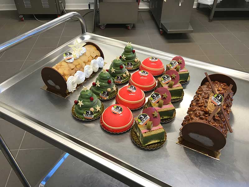 Bûche et entremets de fêtes de fin d'année